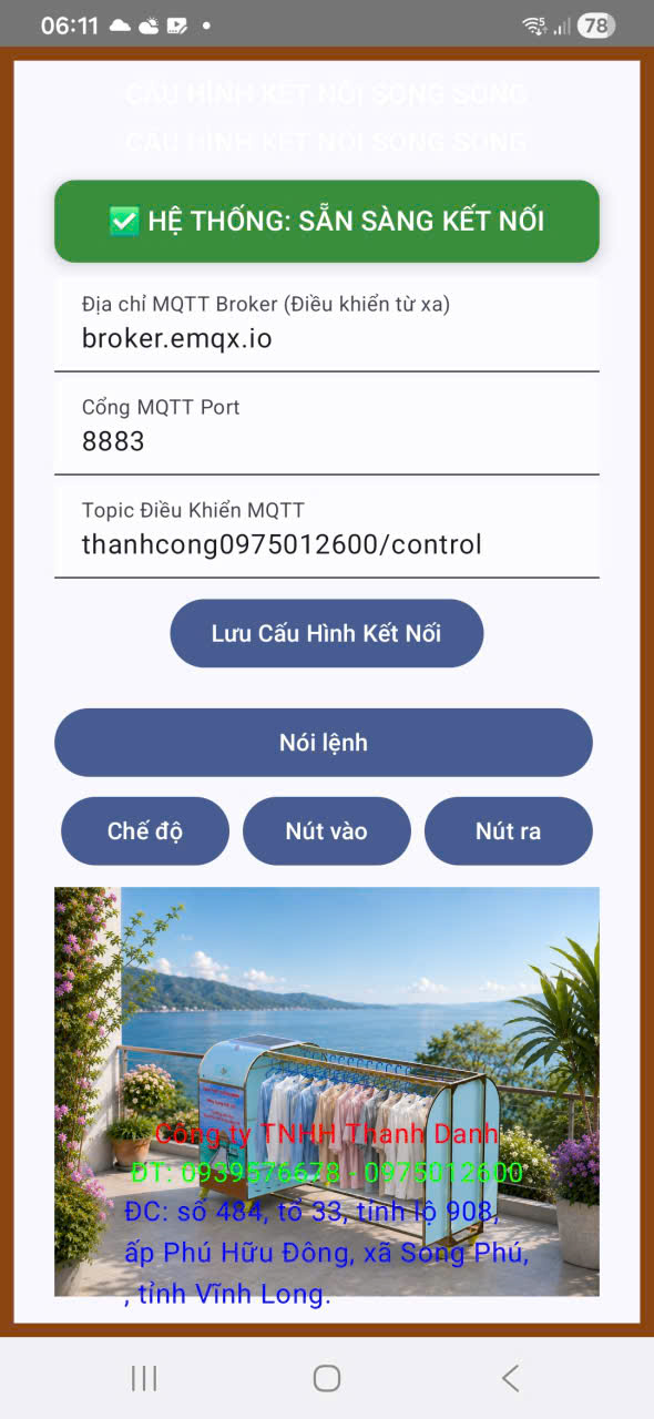 Điều khiển qua App và Giọng nói